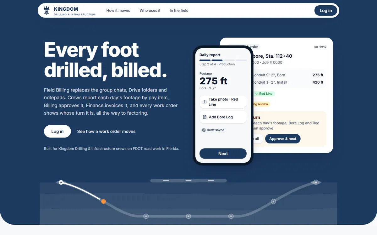 KDI Field Billing app