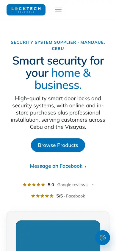 LockTech Solutions on mobile
