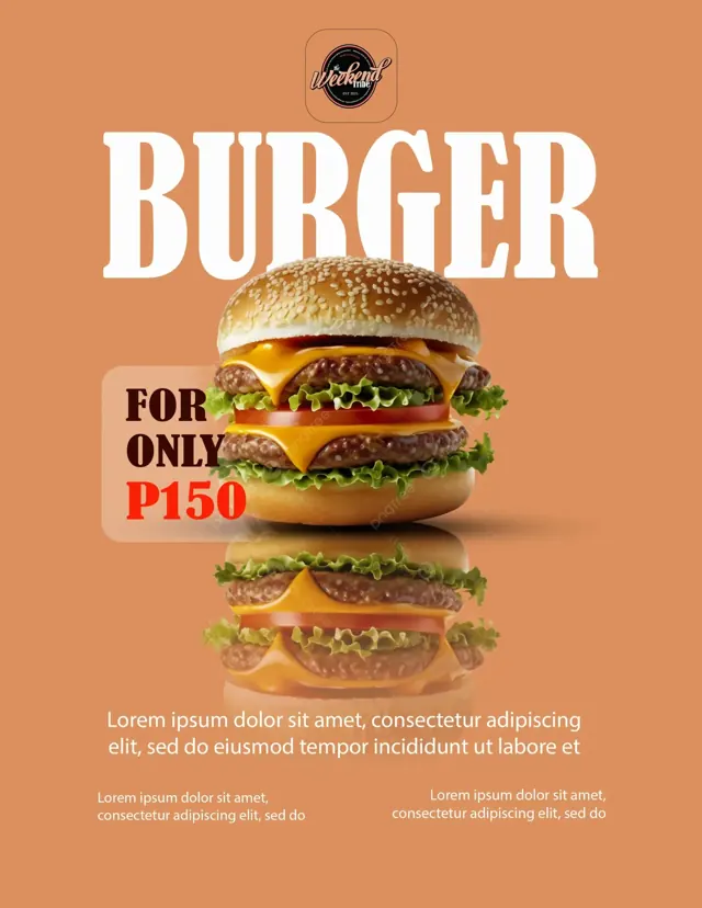 Burger Promo — Food promo