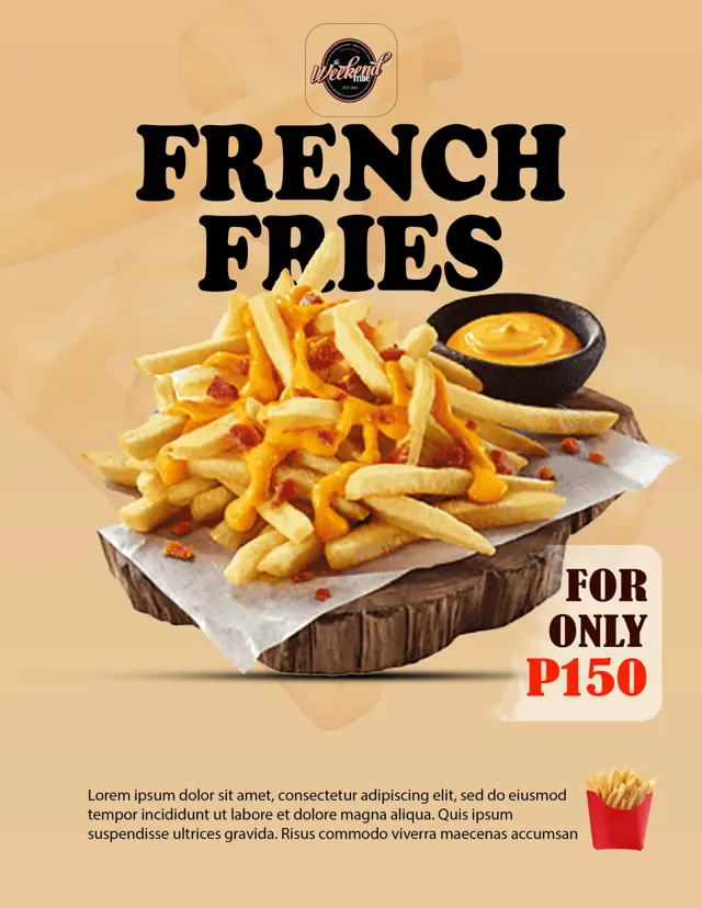 Fries Promo — Food promo