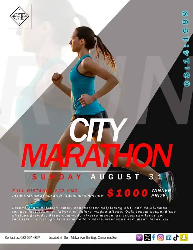 Fun Run — Event poster